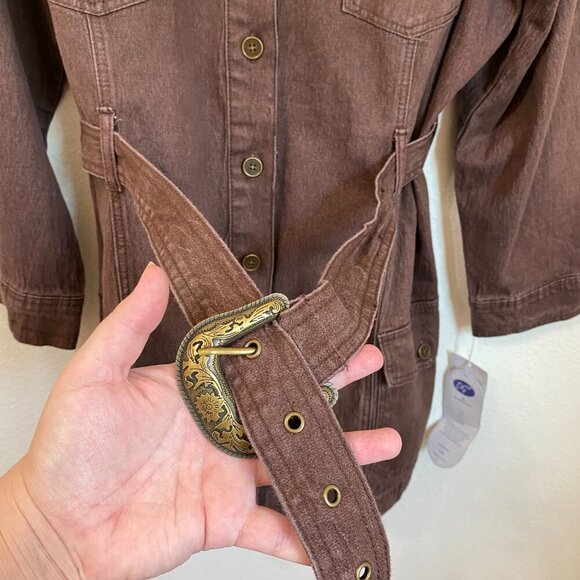 DG2 by Diane Gilman Women's Western Studded Dress Button Down NWT - Picture 2 of 11